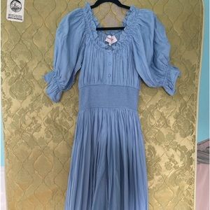jess law blue spring dress